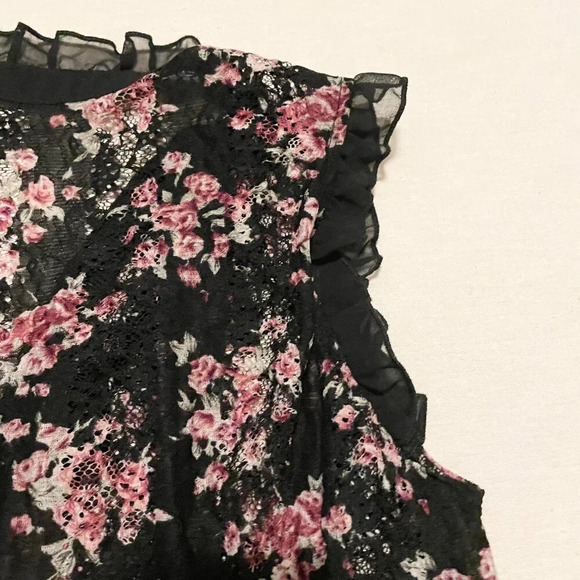 Costa Blanca Floral Top Womens Size Large - Picture 12 of 15